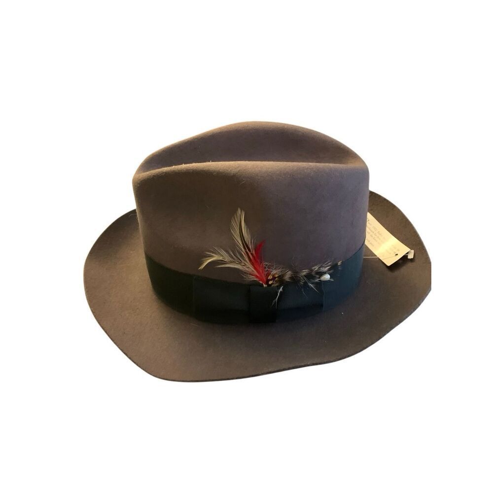 Bailey 100% wool made in USA hat fedora size large NEW WITH TAGS